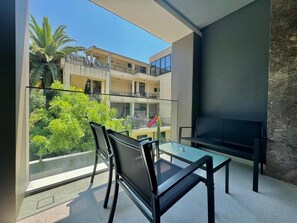 Deluxe Apartment, City View | Balcony view