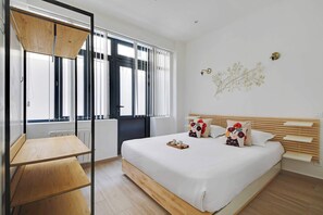 2 slaapkamers, een strijkplank/strijkijzer, wifi, beddengoed