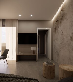 Superior Apartment, 1 Bedroom, Balcony | Living area - Bellettinihome (Cervia)