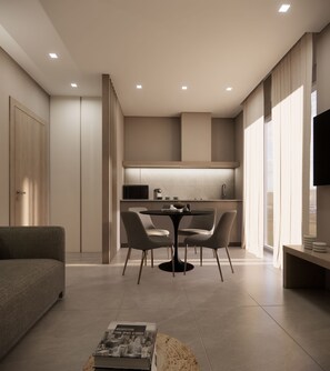 Deluxe Apartment, 1 Bedroom, Garden View | Living area - Bellettinihome (Cervia)