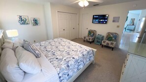 House, Multiple Beds, Pool Access, Partial Ocean View (Tranquil Turquoise Retreat) | 3 bedrooms, individually decorated, individually furnished, bed sheets