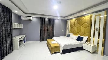 Family Apartment, Balcony, City View | 2 bedrooms, desk, laptop workspace, blackout drapes