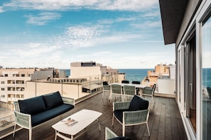 Penthouse, 2Â Schlafzimmer, eigener Pool, Meerblick | Terrasse/Patio