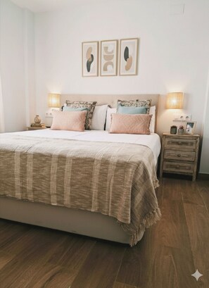 3 bedrooms, iron/ironing board, WiFi, bed sheets - Apartment la Marquesa, 3 bedrooms, 2 bathrooms, living room and kitchen (Córdoba)