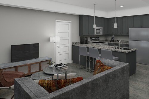 Charming 1-bedroom apartment with full kitchen and modern conveniences.