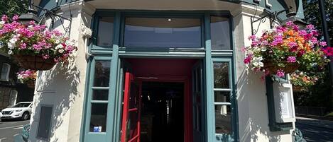 Majoituspaikan julkisivu