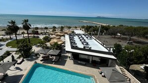 Leilighet – deluxe, havutsikt | Terrasse/patio