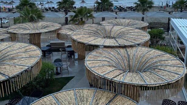 Leilighet – deluxe, havutsikt | Terrasse/patio