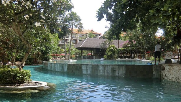 Pool - VILLA APARTMENT 3 BEDROOMS SWIMMING POOL 300 M BEACH (Bali)