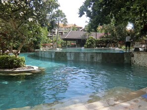 Pool - VILLA APARTMENT 3 BEDROOMS SWIMMING POOL 300 M BEACH (Bali)