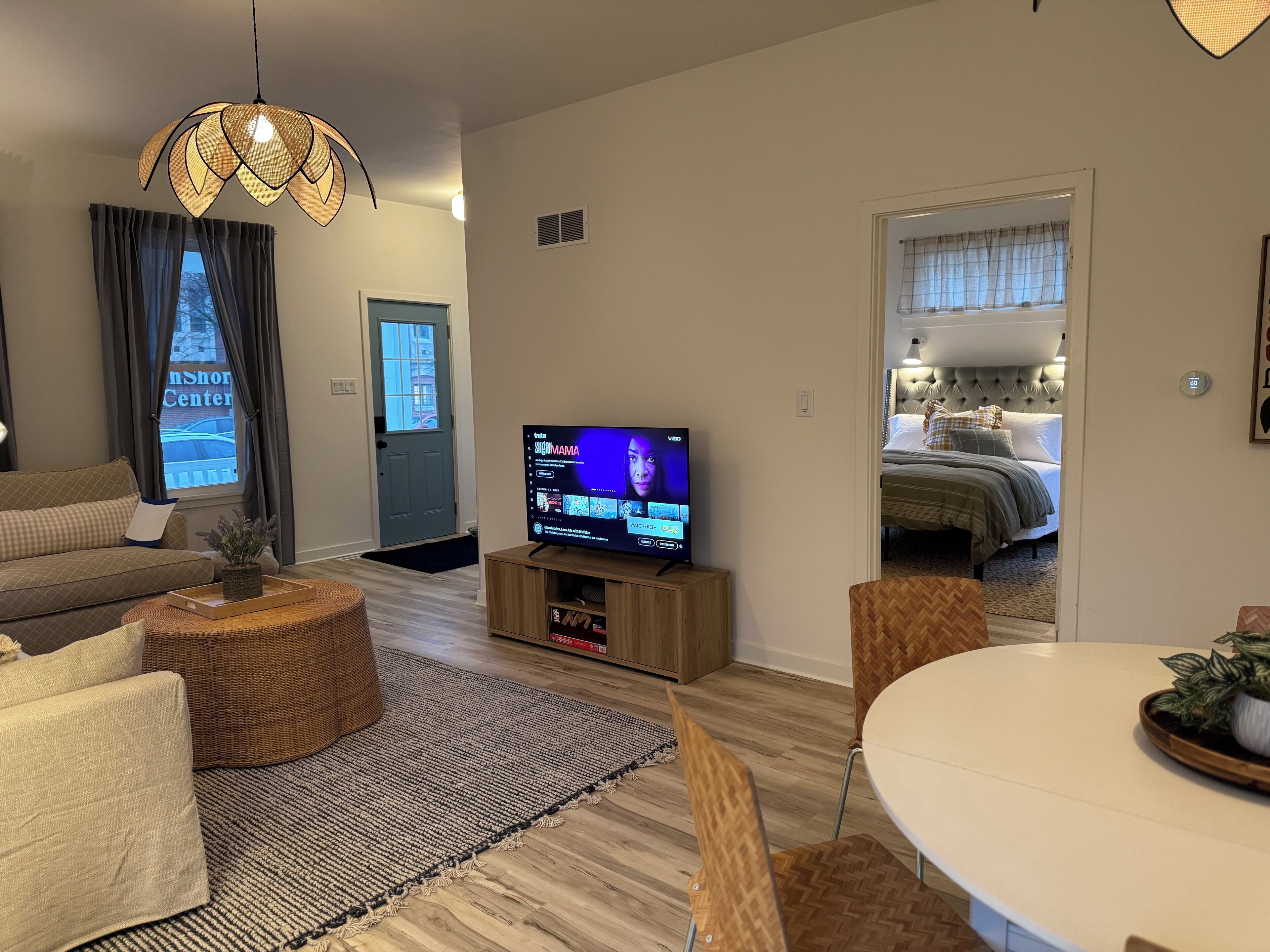 2 bedrooms, in-room safe, iron/ironing board, WiFi