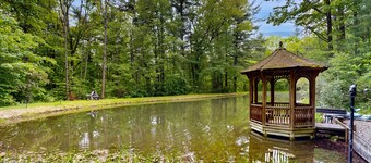 Unique wooded oasis with jacuzzi, sauna, pool, game room - near Keuka Lake