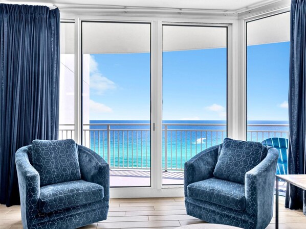 Condo, Multiple Beds (Aqua Resort 1111) | Living area - Aqua Resort 1111 (Panama City Beach)