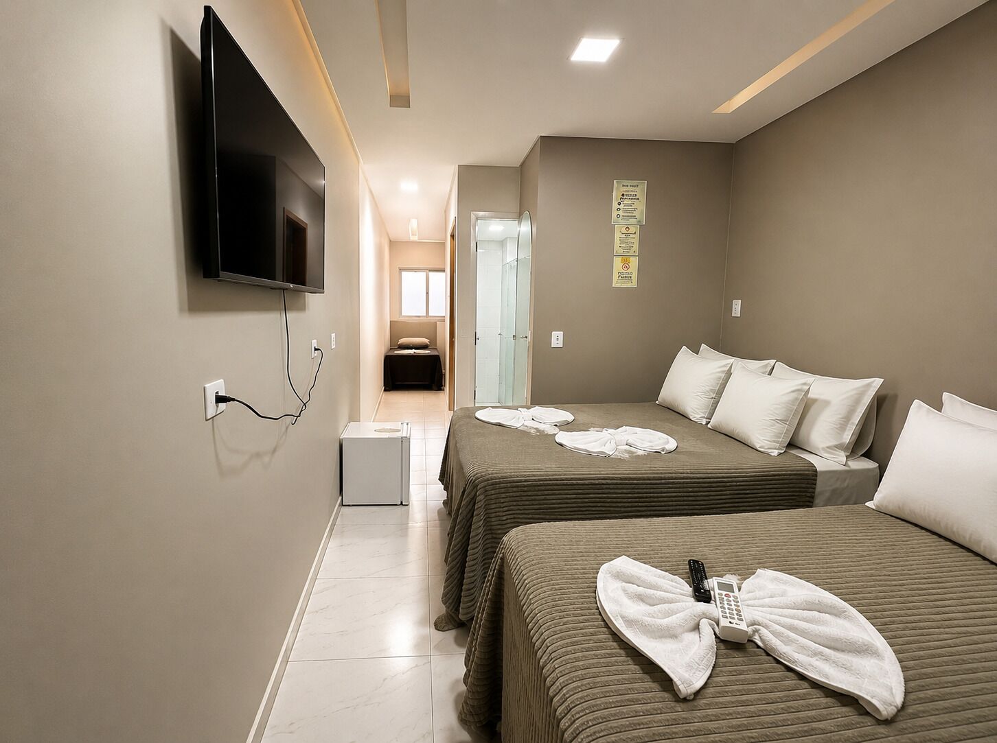Free WiFi, bed sheets