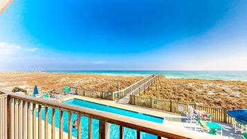 Condo, Multiple Beds (Emerald Surf 106) | Pool | Outdoor pool, a heated pool