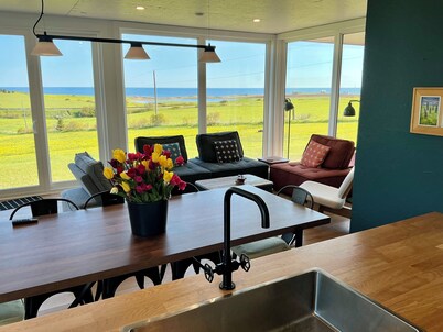 Country cottage, exceptional view, lake, dunes and sea. 5 minutes from the beach