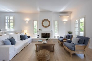 TV connectée, cheminée