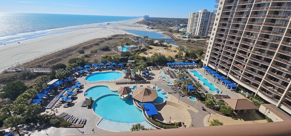 Indoor pool, outdoor pool - 3 bedroom North Myrtle Beach at North Beach Plantations in towers! (North Myrtle Beach)