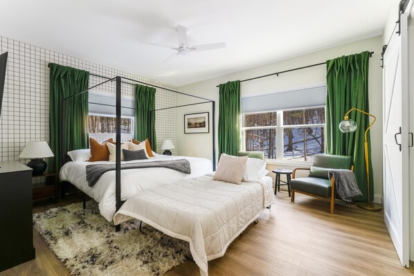 6 chambres, bureau, lit de bébé portatif, accès au Wi-Fi (inclus)