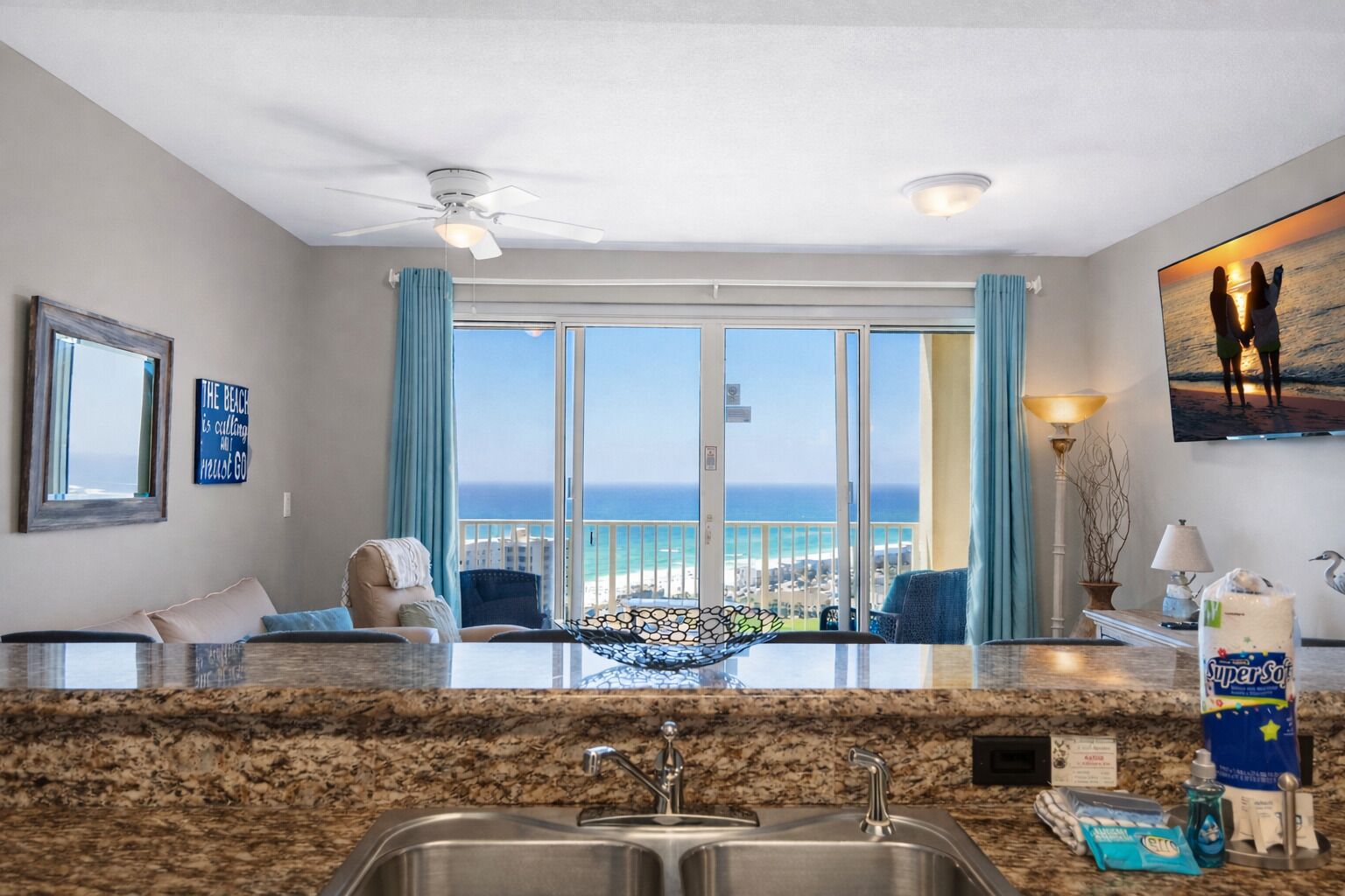 Condo, 1 Queen Bed with Sofa bed (Ariel Dunes II 2105) | Interior
