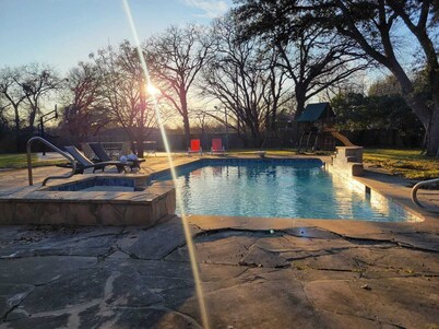 4-bedroom house Centrally located with a Game room, pool, Huge Backyard.