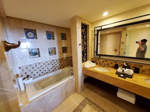 Towels, soap, toilet paper