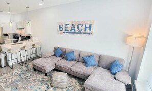 Living area - Villas de Laguna 4 (South Padre Island)