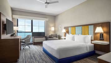 Premium bedding, blackout curtains, free WiFi, bed sheets