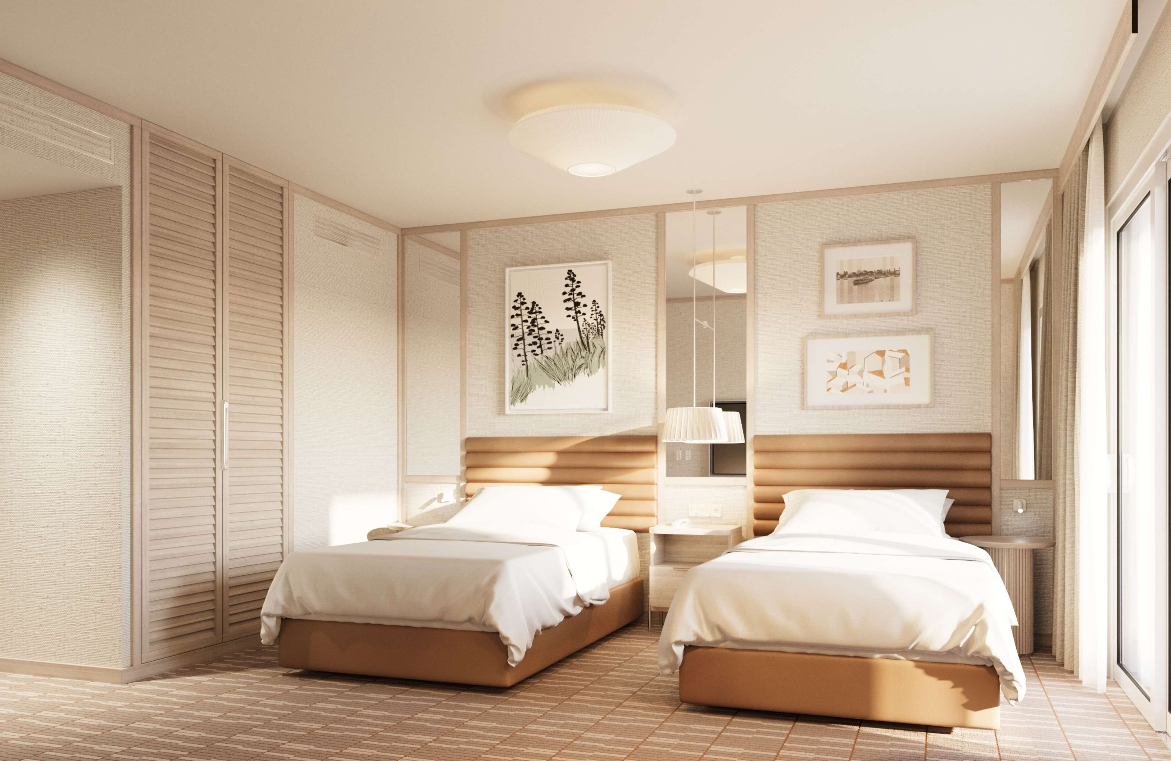 Coffres-forts dans les chambres, rideaux occultants