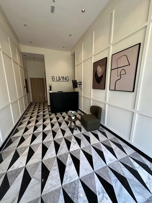 Lobby - Modern, central studio with gym and parking Breton farmhouse (Casablanca)