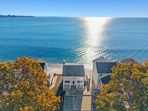 Exterior - Direct Waterfront Beach House with Panoramic Views (East Lyme)