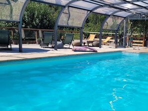 Indoor pool, outdoor pool