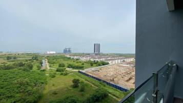 Blick von der Unterkunft