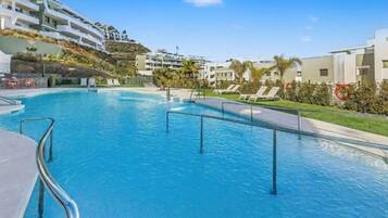Indoor pool, a heated pool