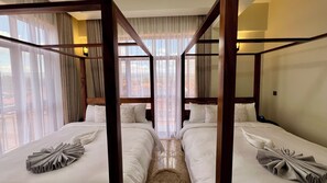 Standard Twin Room | Egyptian cotton sheets, premium bedding, desk, laptop workspace - Skylark Hotel  (Karatu)