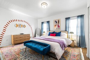 4 makuuhuonetta, silitysrauta/-lauta, Wi-Fi, vuodevaatteet