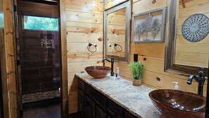Shower, towels