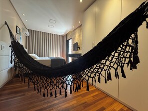 2 bedrooms, iron/ironing board, travel crib, WiFi