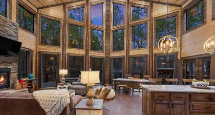 Ping Pong, Arcade, Hot Tub, Fire Pit, Pets, Hochatown Haven