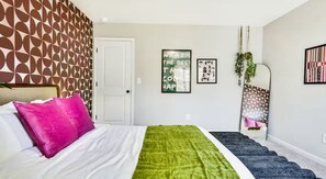 4 bedrooms, in-room safe, iron/ironing board, free WiFi