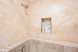 Towels, soap, toilet paper