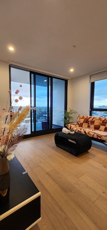 Smart TV. Modern 2BR/2BA Gem | Central Bankstown | Free Parking