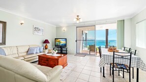 Living area - Bayview Towers 6, 15 Victoria Pde - stunning water views (Nelson Bay)