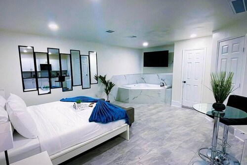 Luxury Studio w/Jacuzzi near IAH