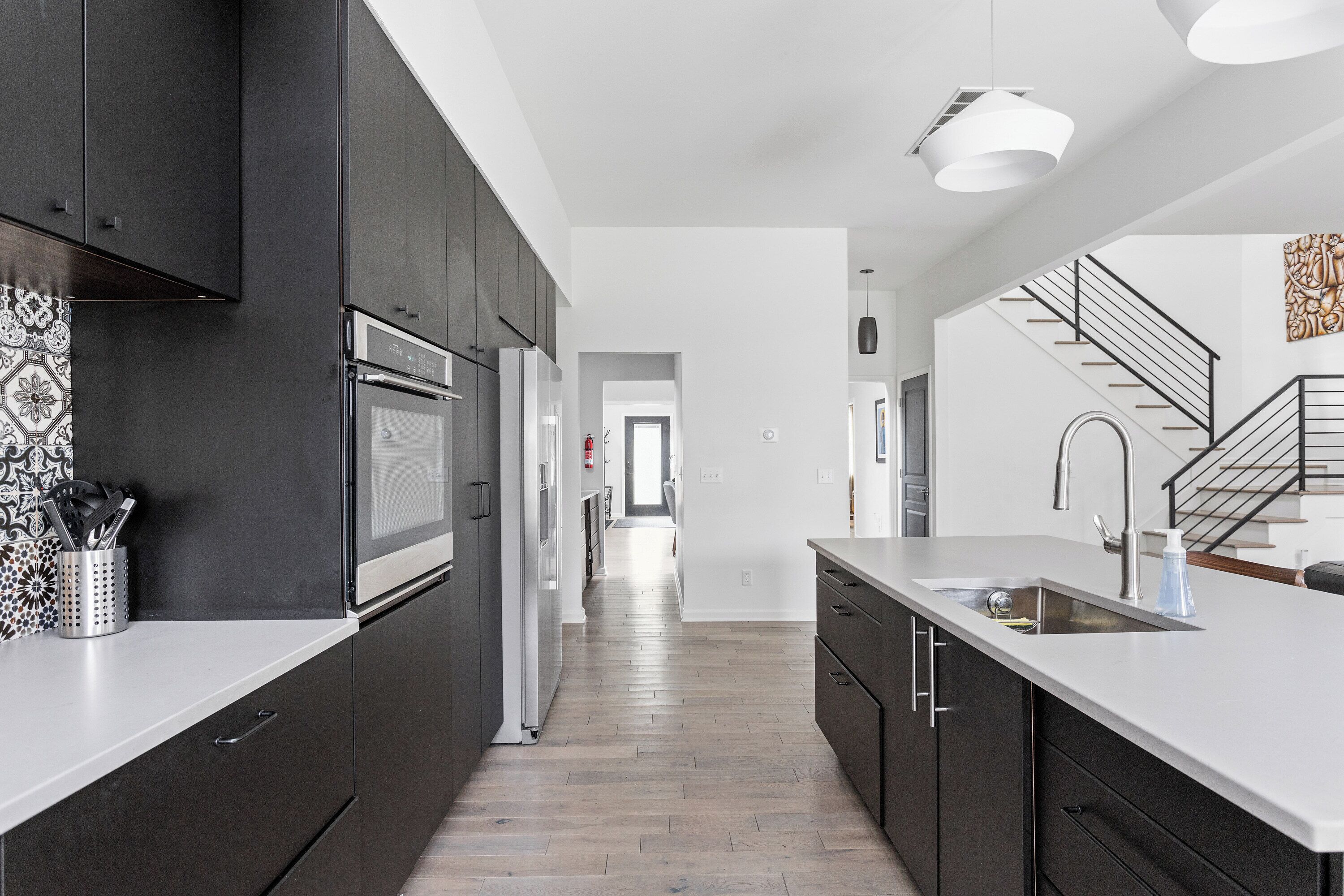 Casa Deluxe, 3 habitaciones, para no fumadores, cocina | Cocina privada | Cafetera y tetera y tetera eléctrica 