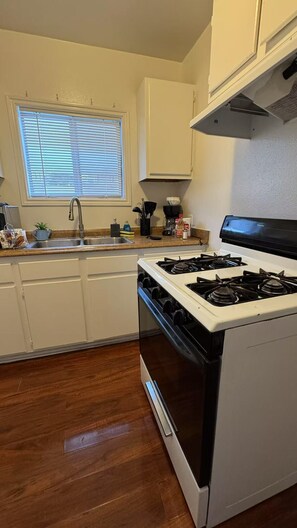 Microwave, oven, stovetop