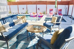 Pool - AWESOME 3-bedroom house in La Quinta Large Pool, WiFi, AC & Luv Pups (La Quinta)