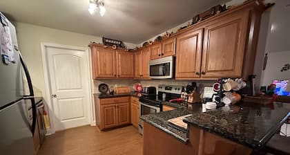 Our Happy Place is located in the gated community of Holly Lake Ranch.