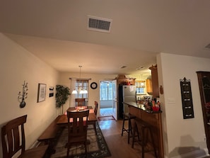 Dining - Our Happy Place is located in the gated community of Holly Lake Ranch. (Hawkins)