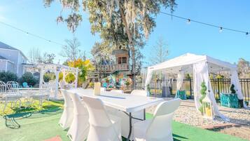 Opções para refeição ao ar livre